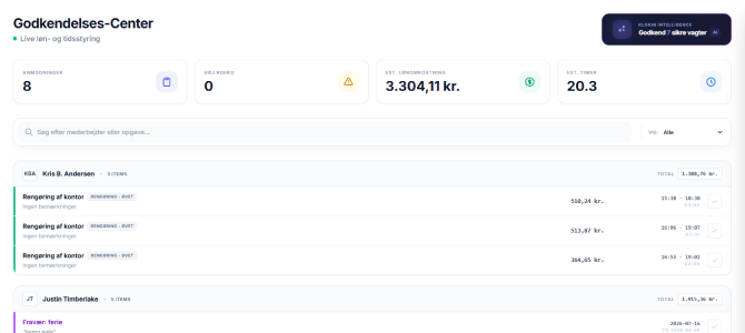 Fleksible regler og godkendelsesflows