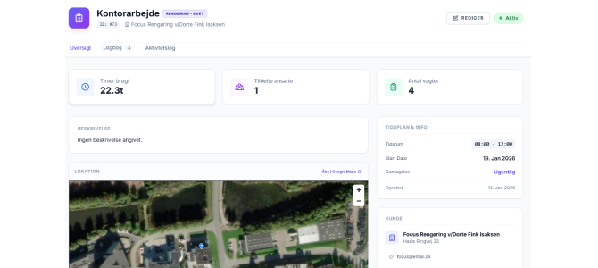 Løneksport og tidsregistrering