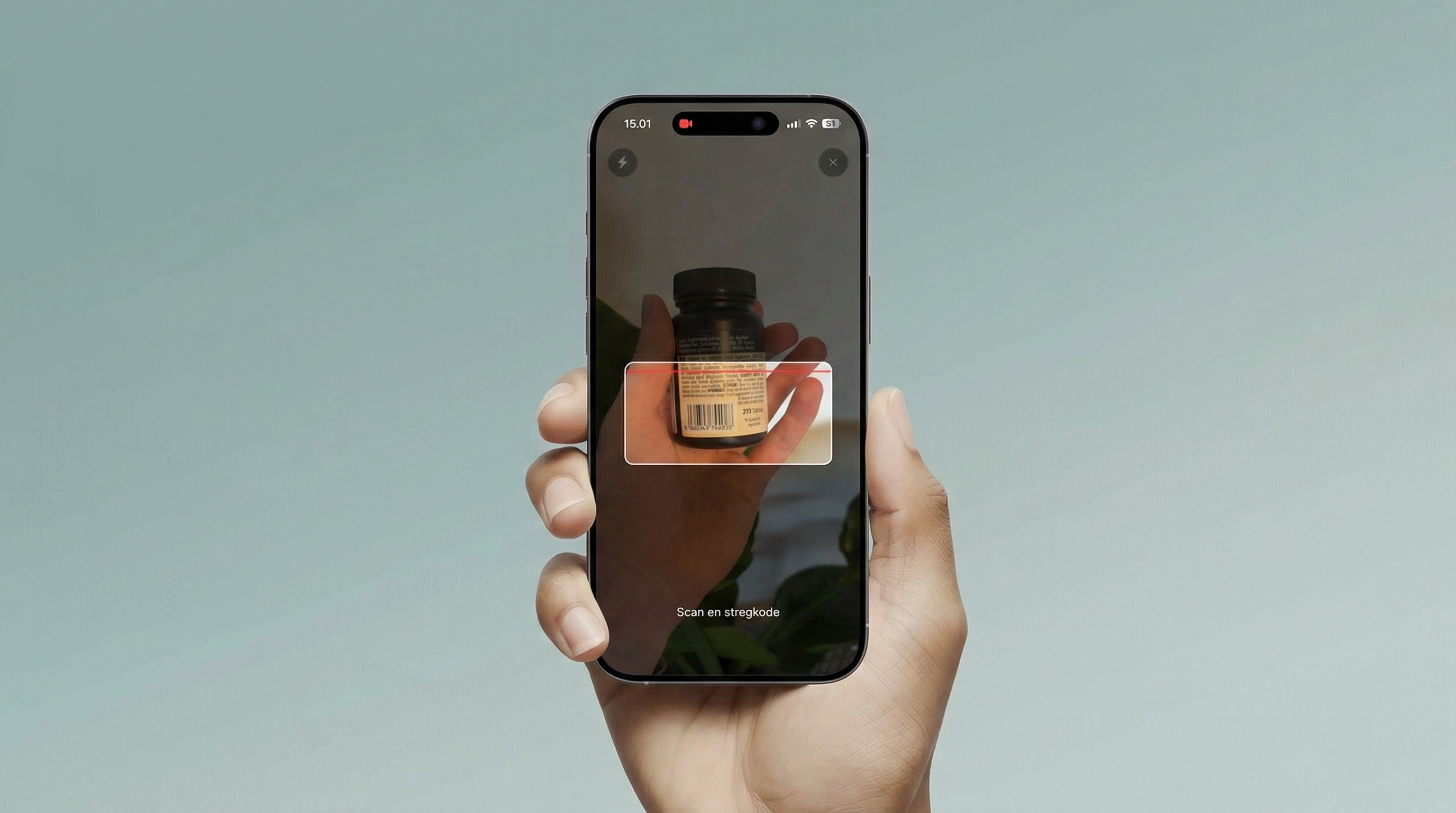 Scanning af stregkode med mobil app